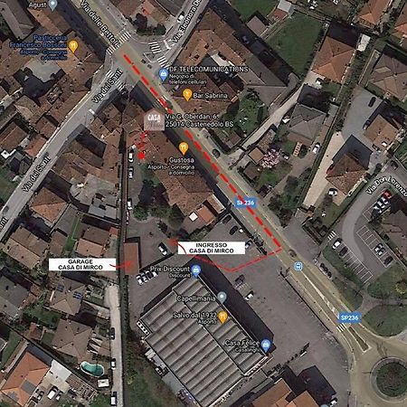 Апартаменты Casa Di Mirco - Ampio E Moderno Bilocale Кастенедоло Экстерьер фото